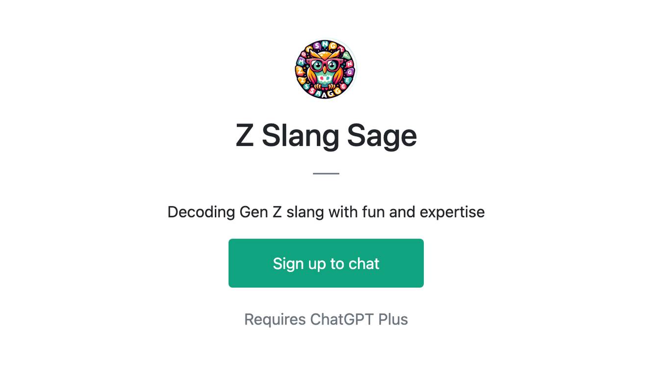 Z Slang Sage Screenshot