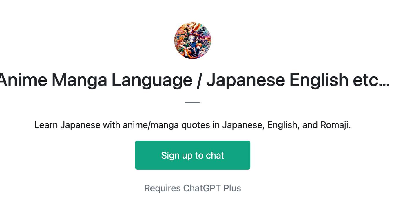 Anime Manga Language / Japanese English etc… Screenshot