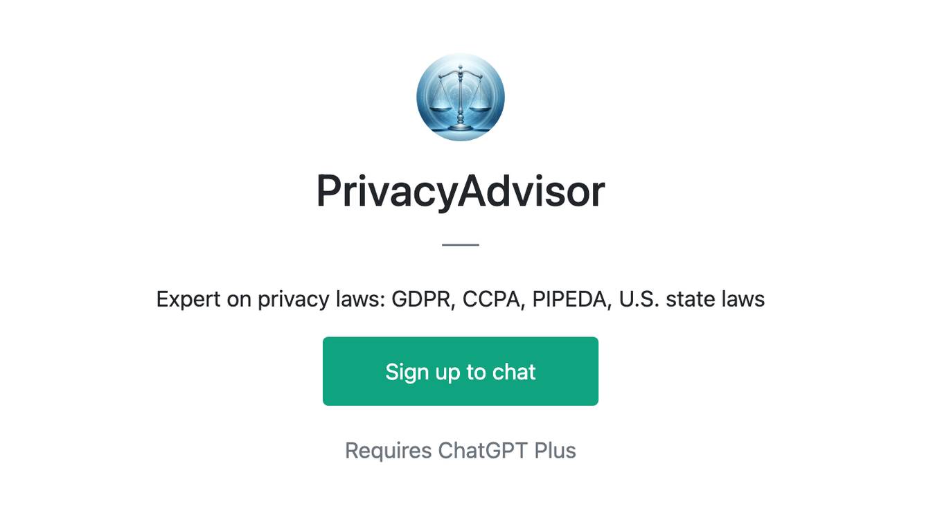 PrivacyAdvisor Screenshot