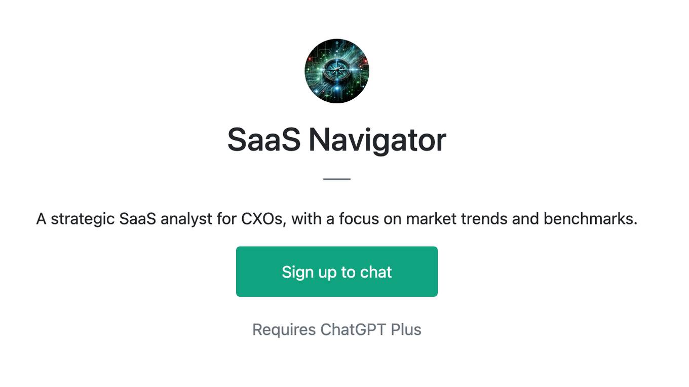 SaaS Navigator Screenshot