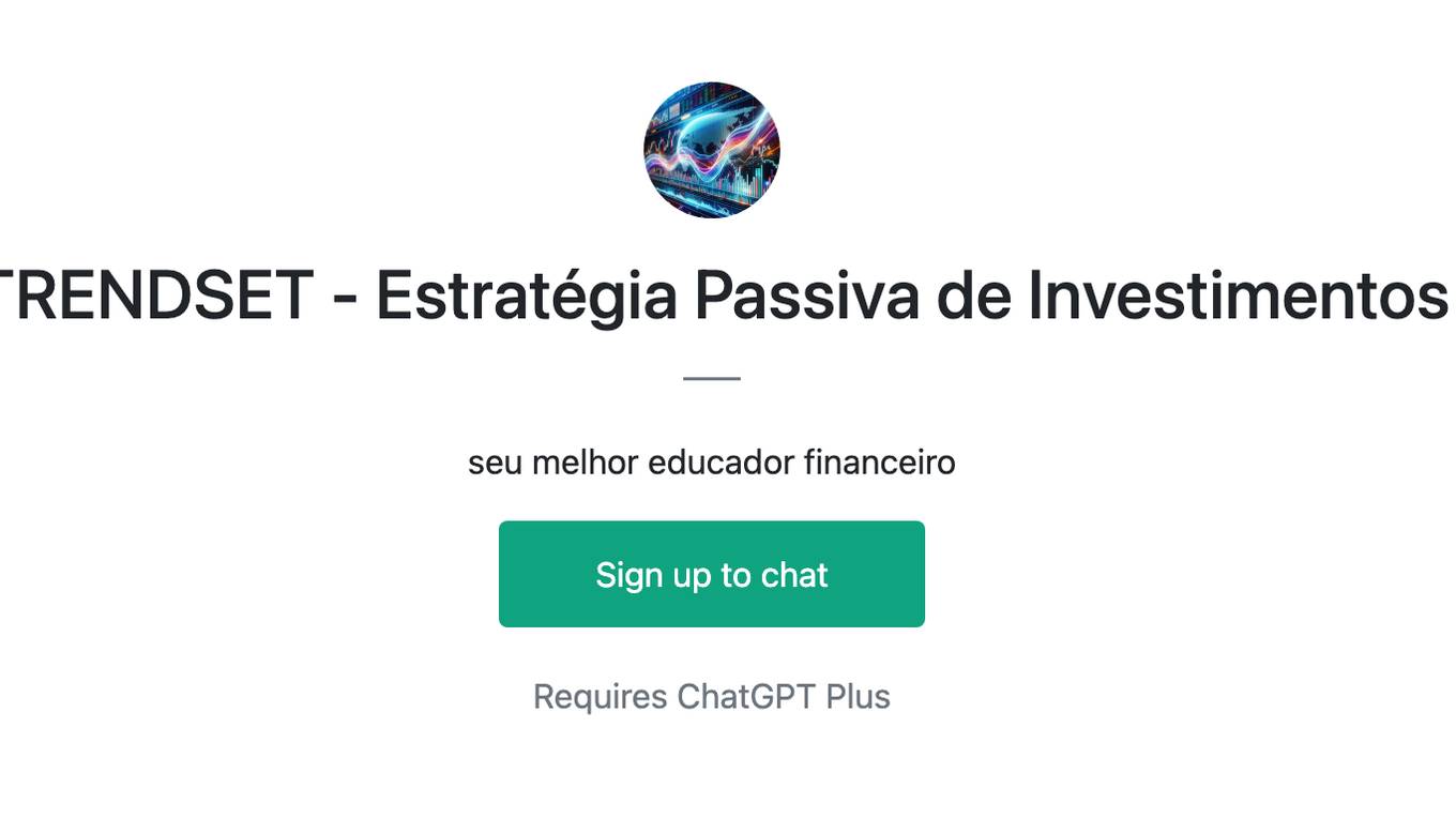 TRENDSET - Estratégia Passiva de Investimentos Screenshot