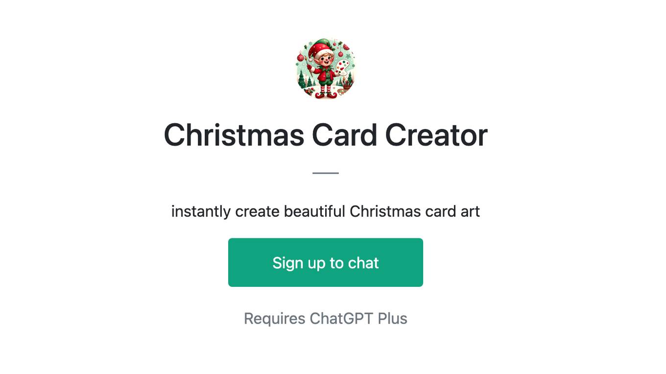 Christmas Card Creator Screenshot