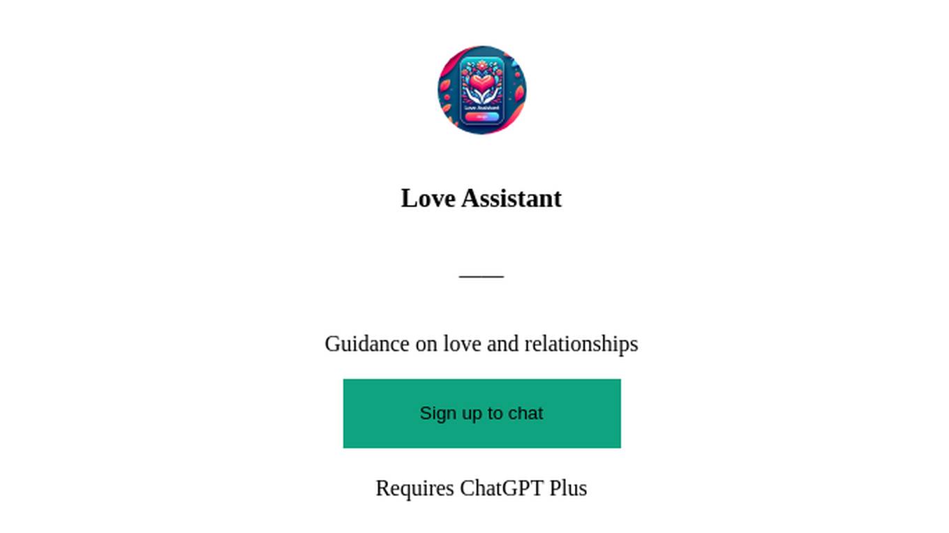 Love Assistant Screenshot