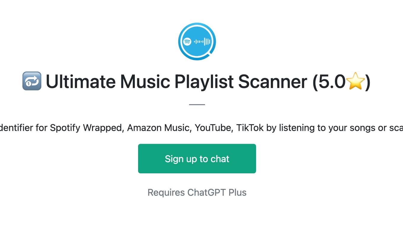 🔂 Ultimate Music Playlist Scanner (5.0⭐) Screenshot