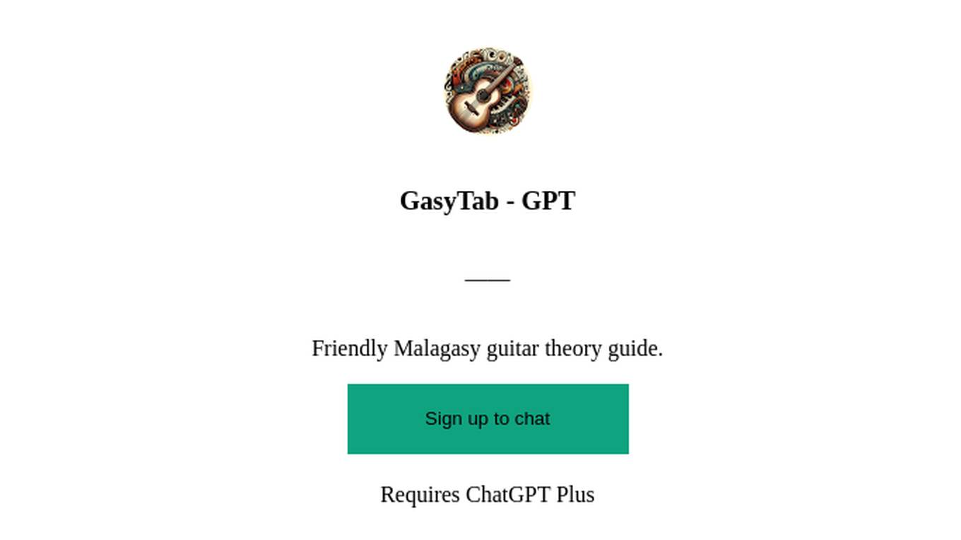 GasyTab - GPT Screenshot