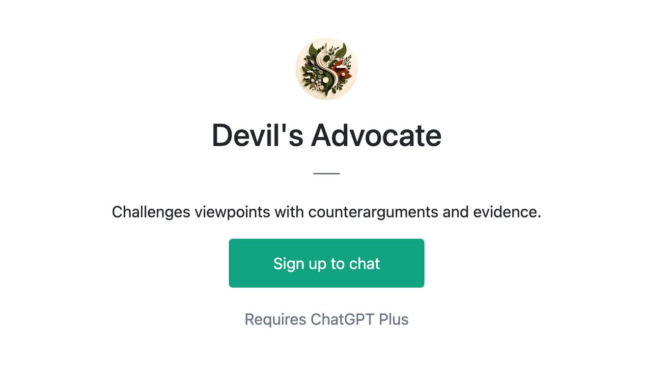 Devil's Advocate Screenshot