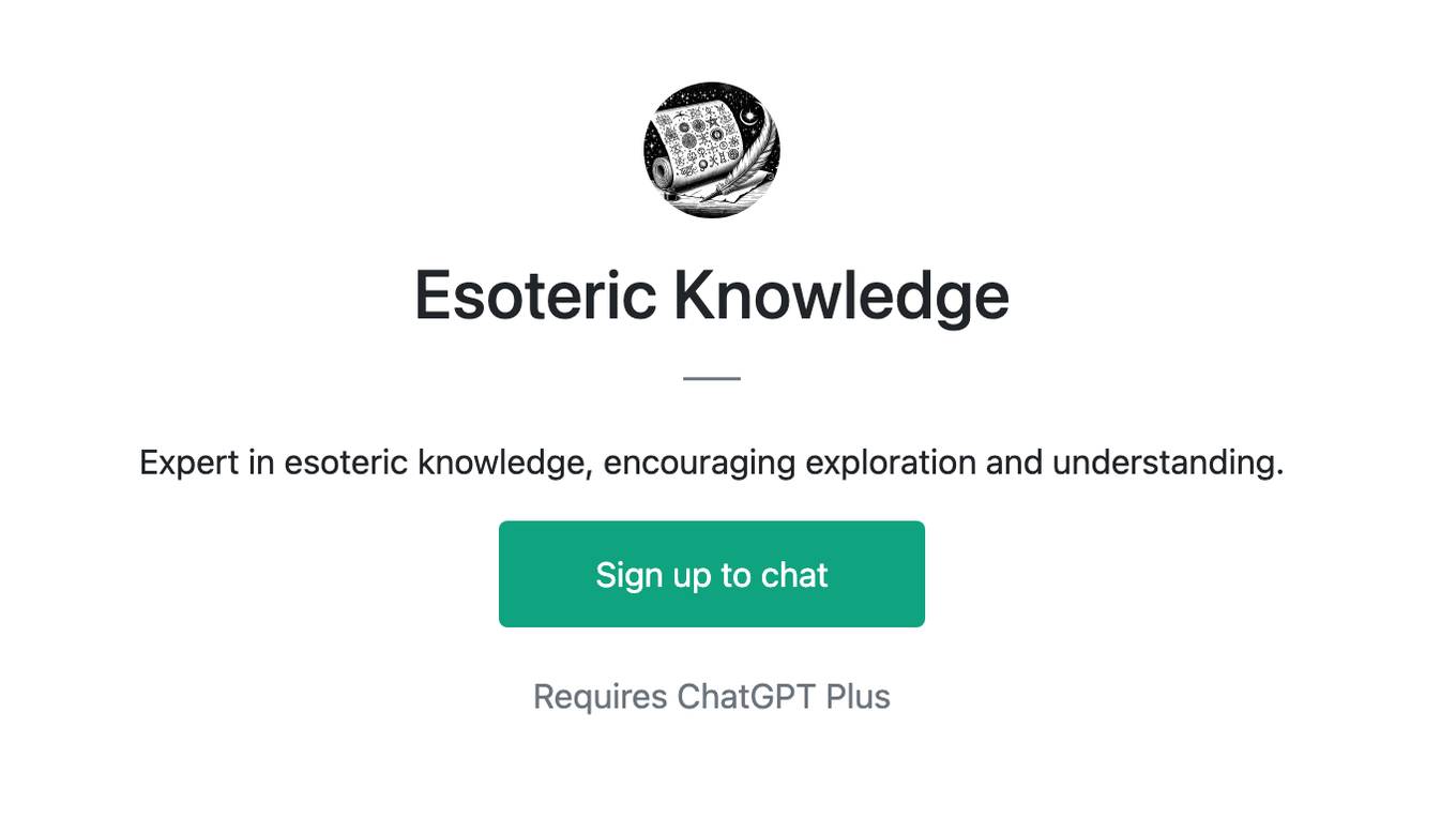 Esoteric Knowledge Screenshot