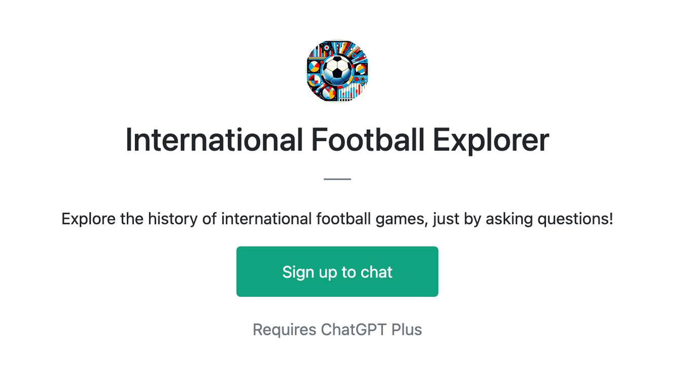 International Football Explorer Screenshot