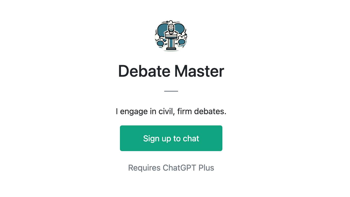 Debate Master Screenshot