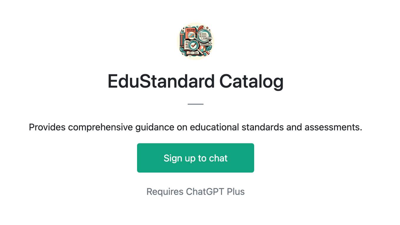 EduStandard Catalog Screenshot