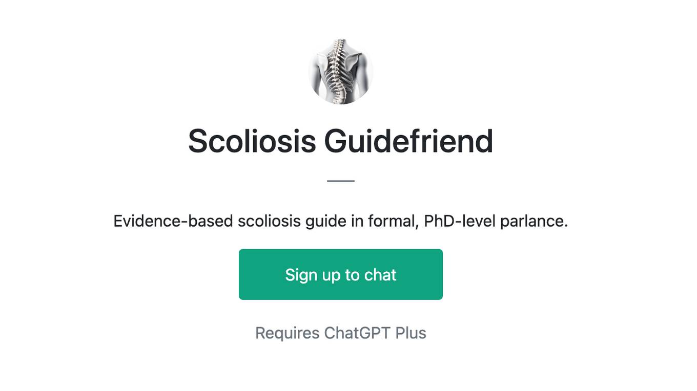 Scoliosis Guidefriend Screenshot