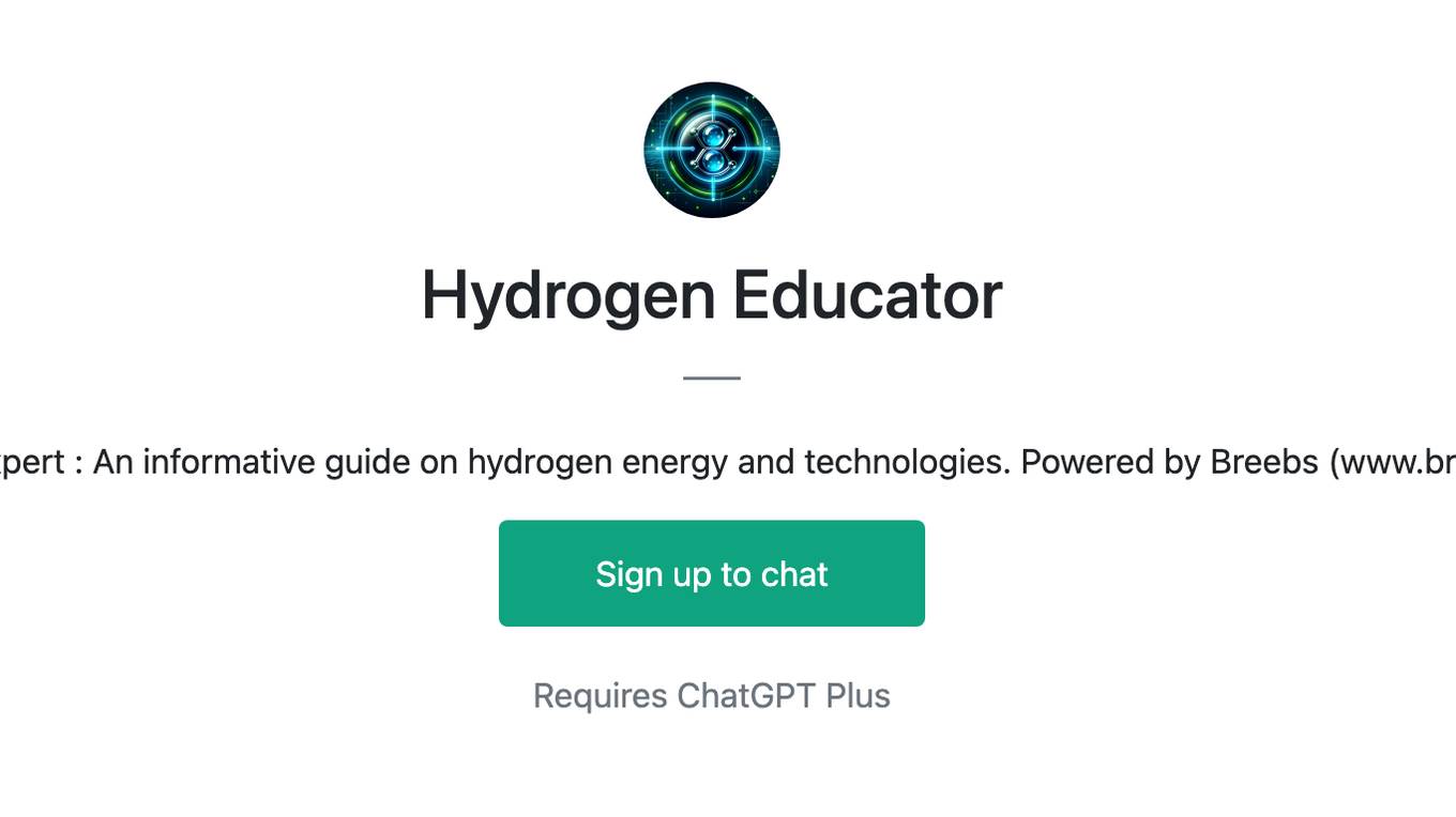 Hydrogen Educator Screenshot