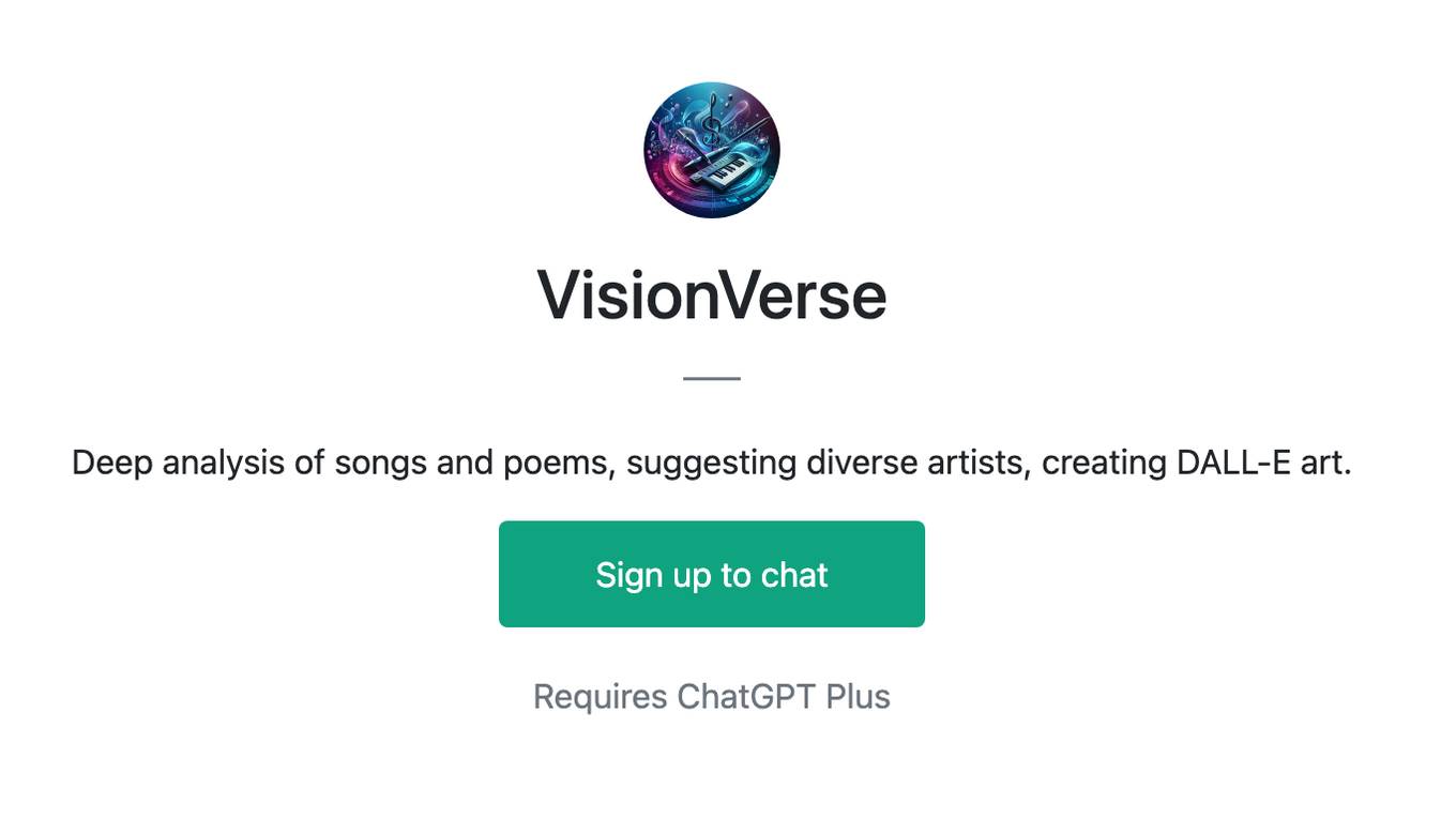 VisionVerse Screenshot