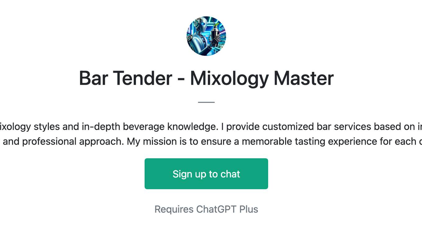 Bar Tender - Mixology Master Screenshot