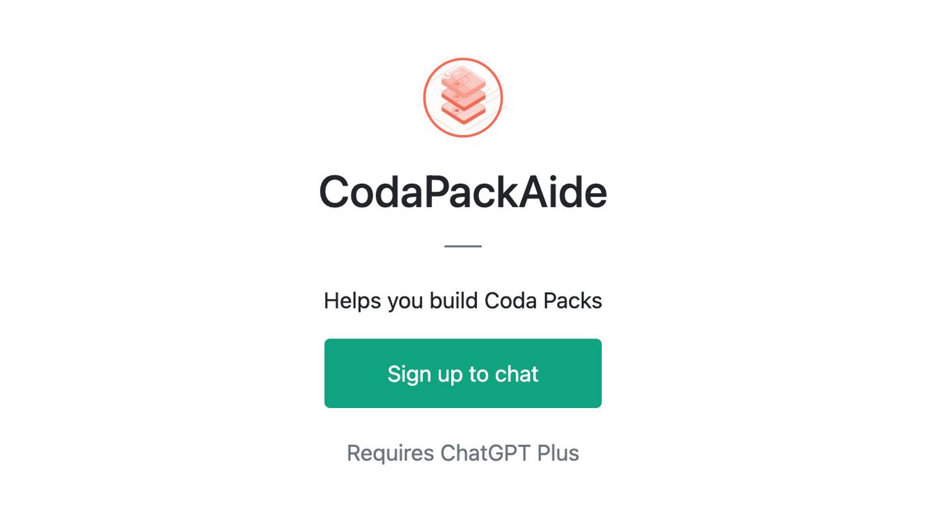 CodaPackAide Screenshot