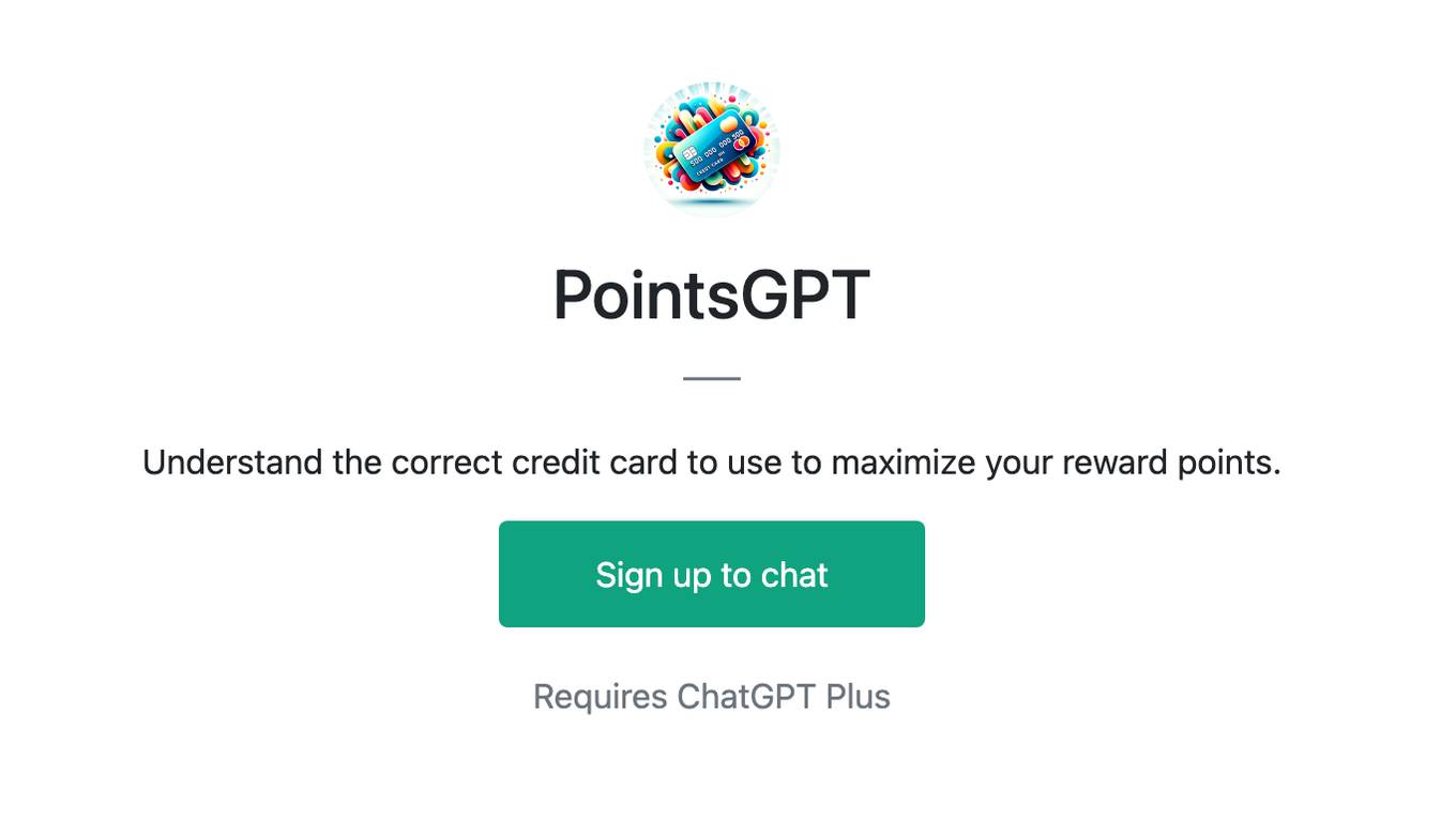 PointsGPT Screenshot