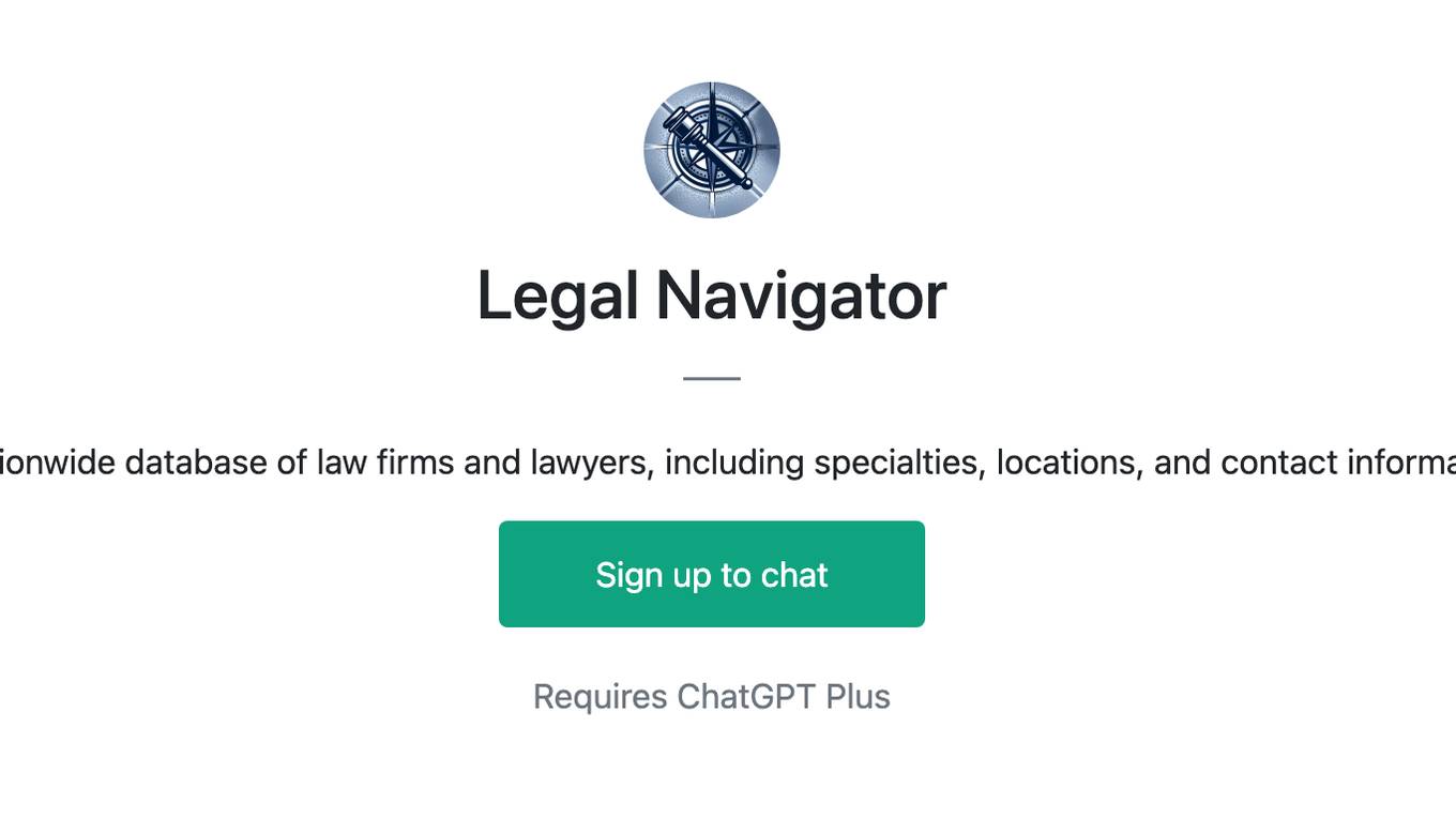 Legal Navigator Screenshot