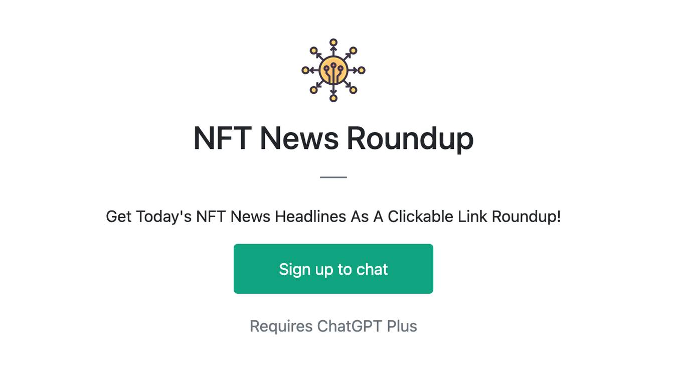 NFT News Roundup Screenshot