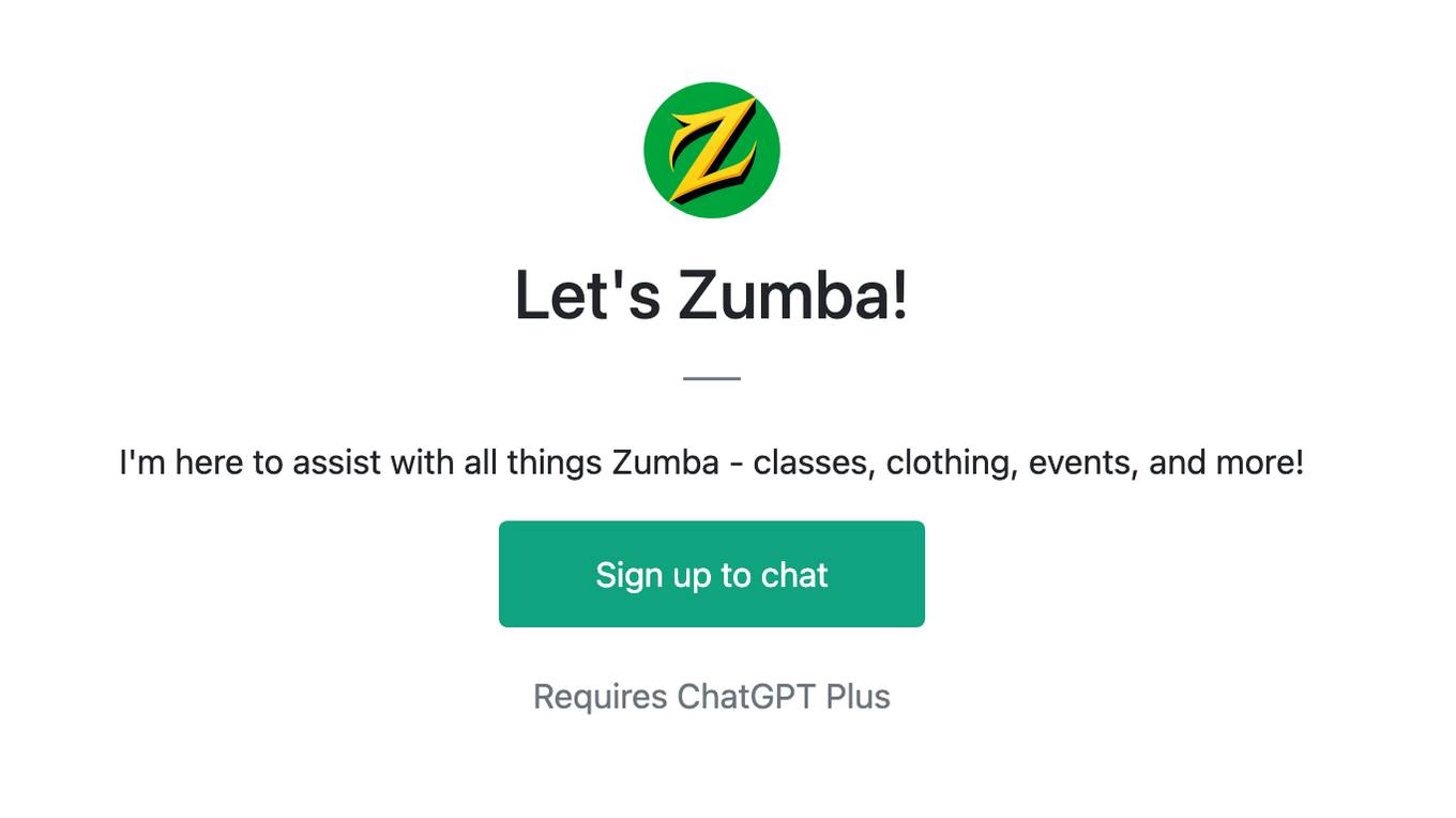 Let's Zumba! Screenshot