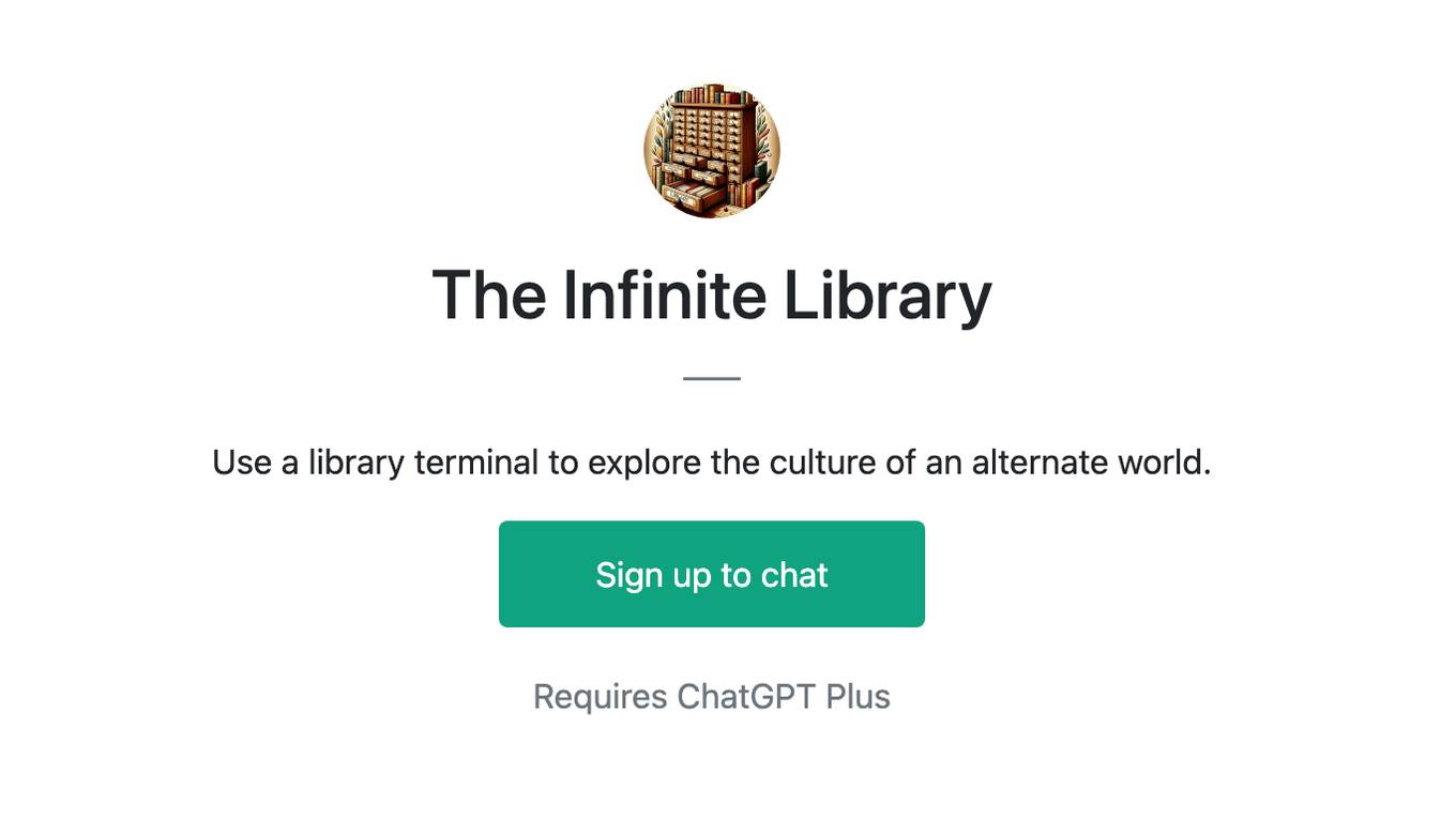 The Infinite Library Screenshot