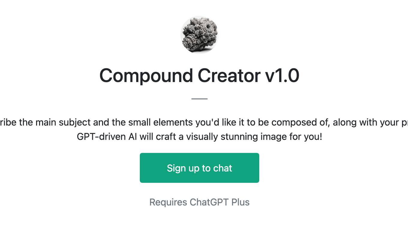 Compound Creator v1.0 Screenshot