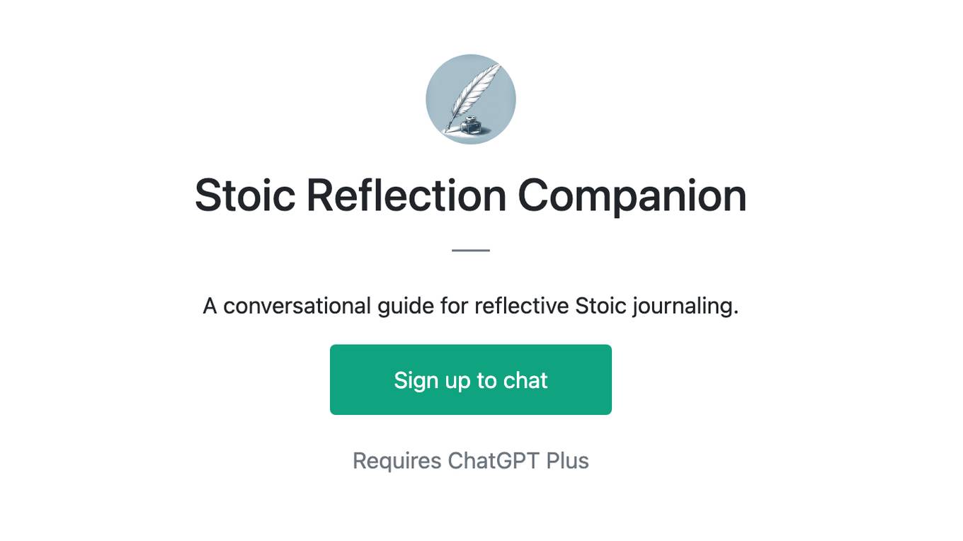 Stoic Reflection Companion Screenshot