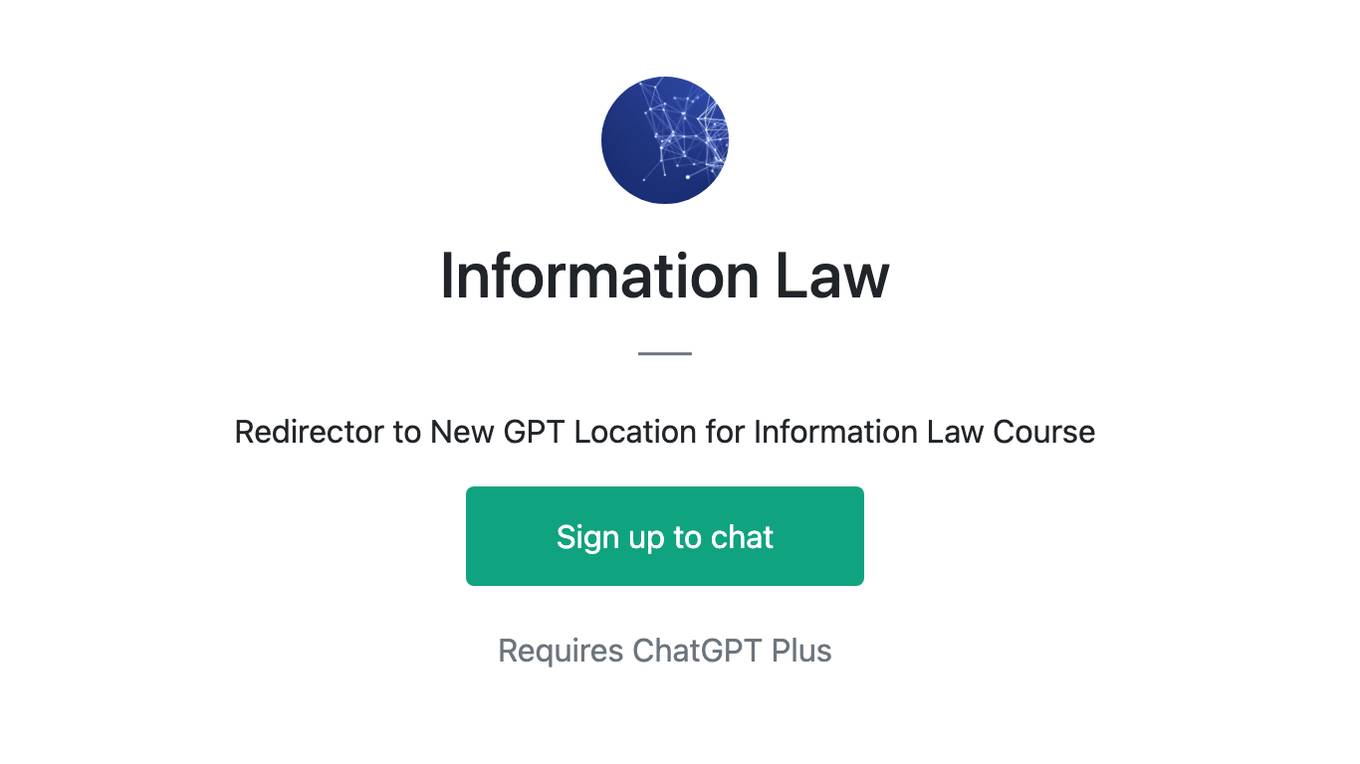 Information Law Screenshot