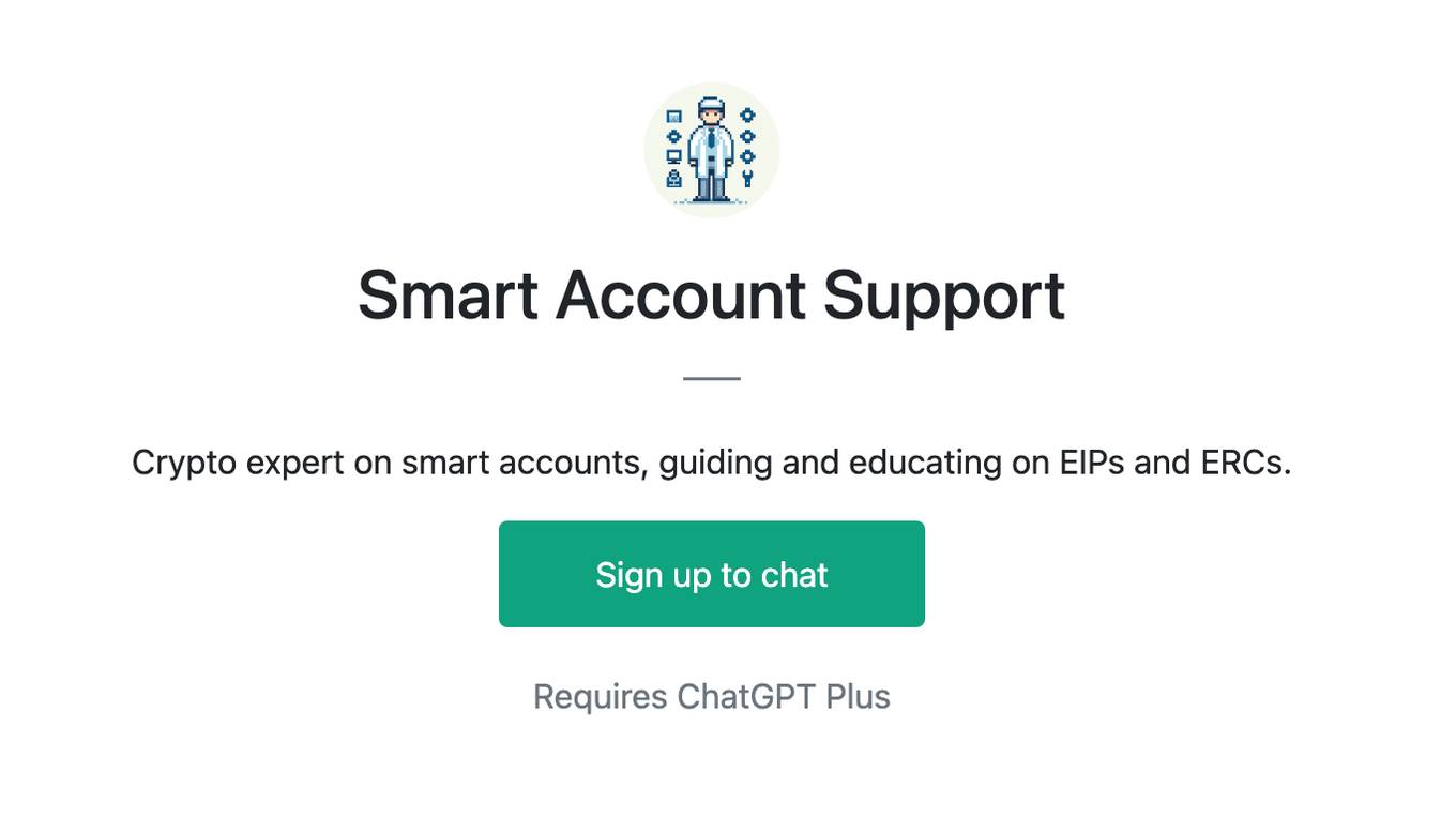 Smart Account Support Screenshot