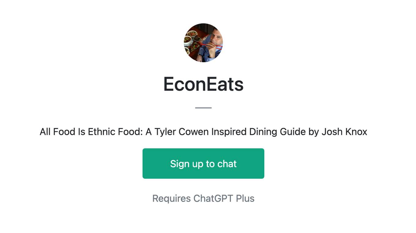 EconEats Screenshot