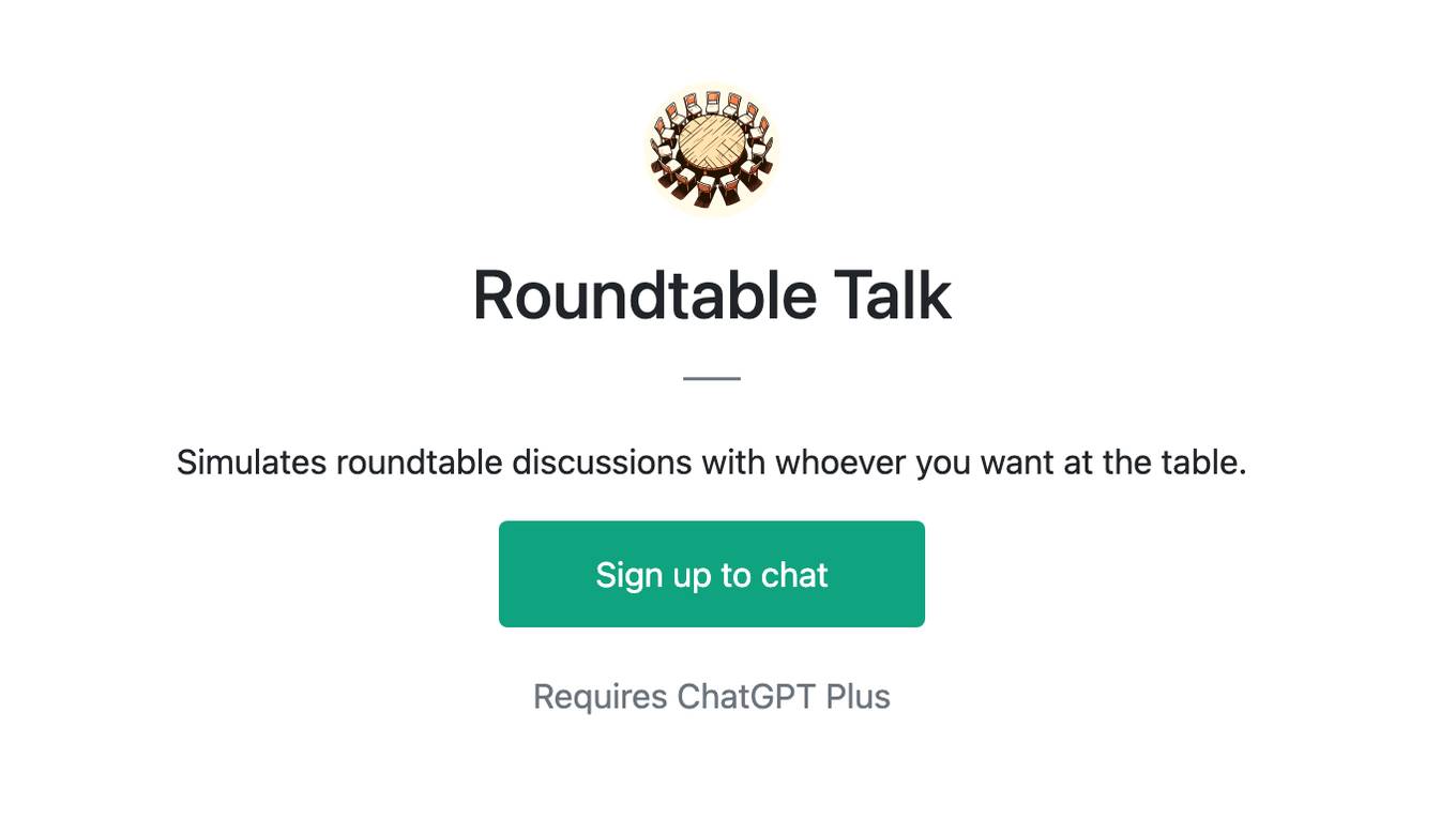 Roundtable Talk Screenshot