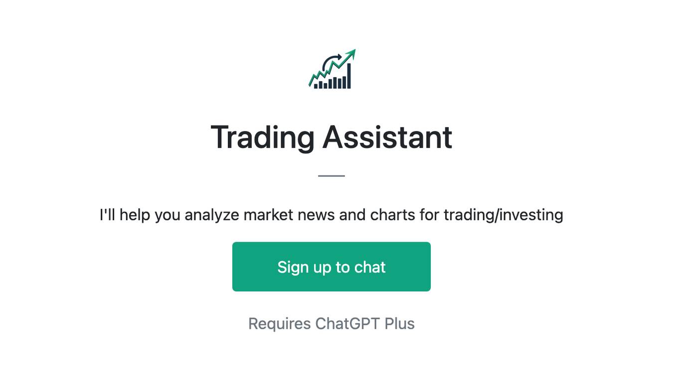 Trading Assistant Screenshot