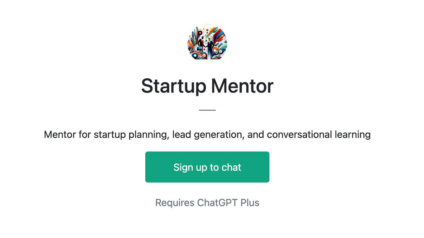 Startup Mentor Screenshot