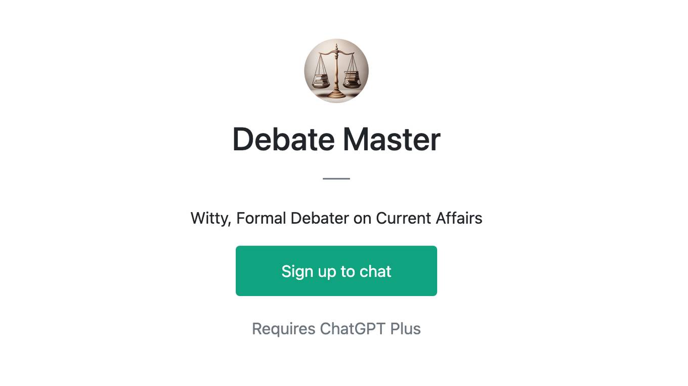 Debate Master Screenshot