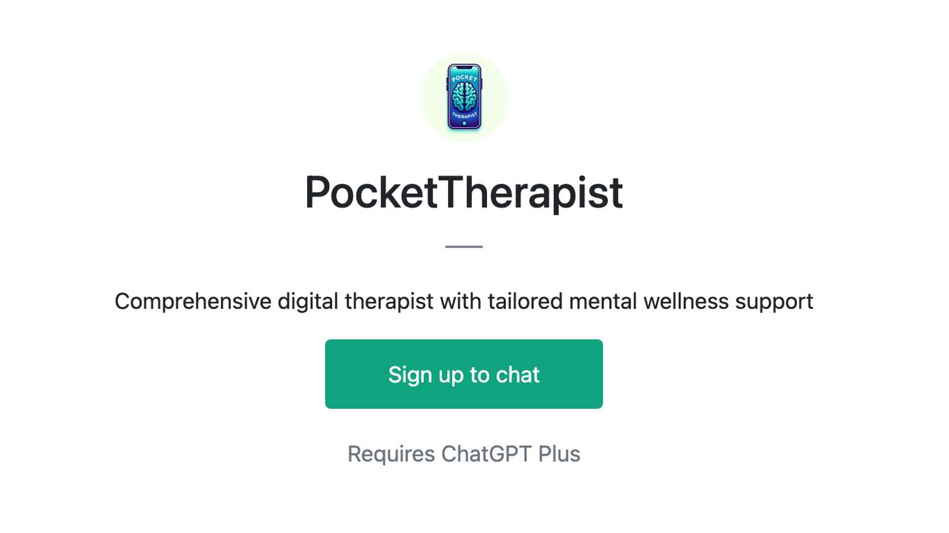 PocketTherapist Screenshot