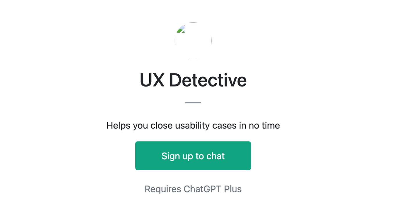 UX Detective Screenshot