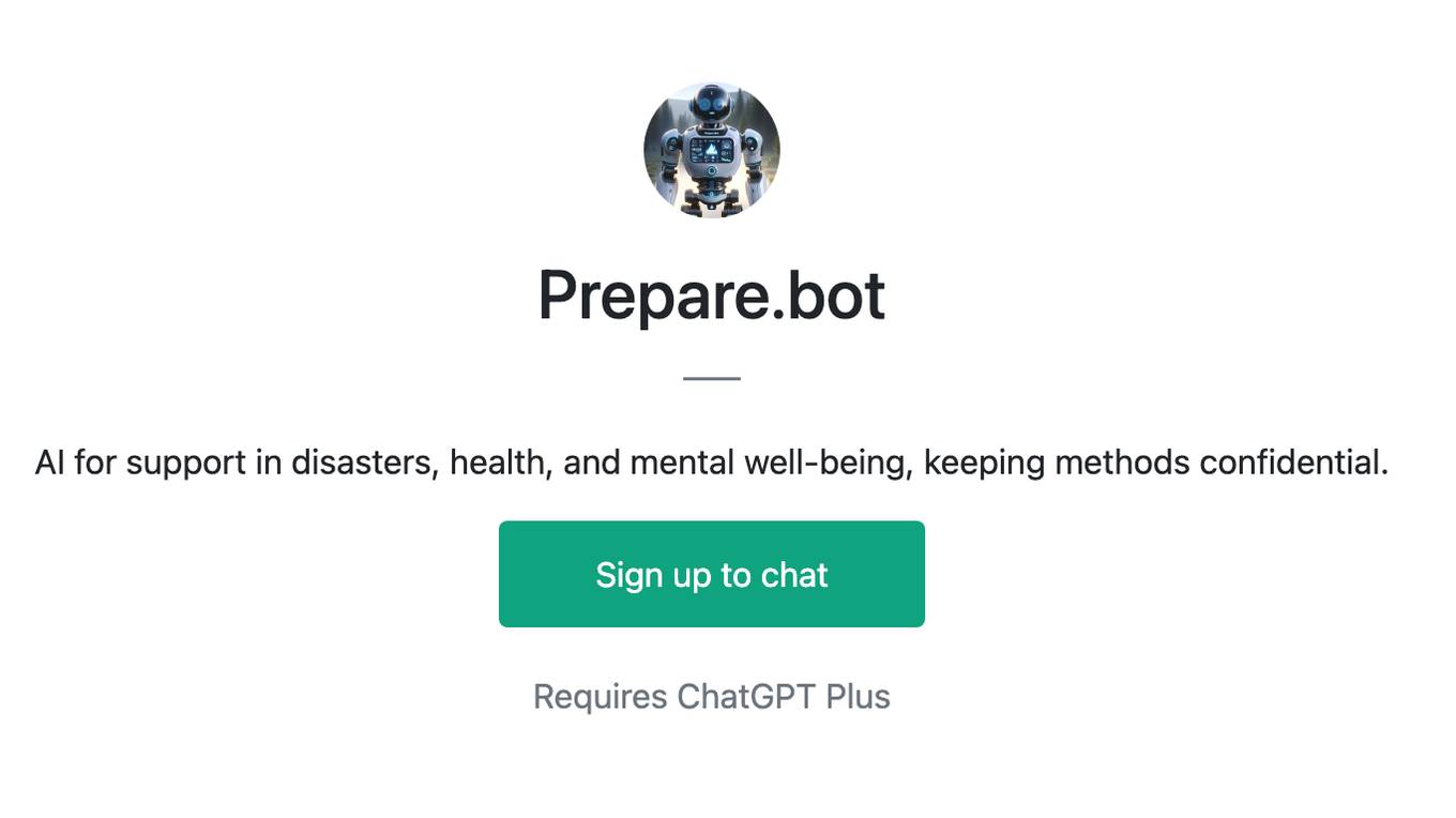 Prepare.bot Screenshot