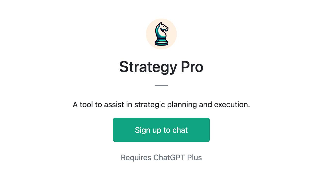 Strategy Pro Screenshot