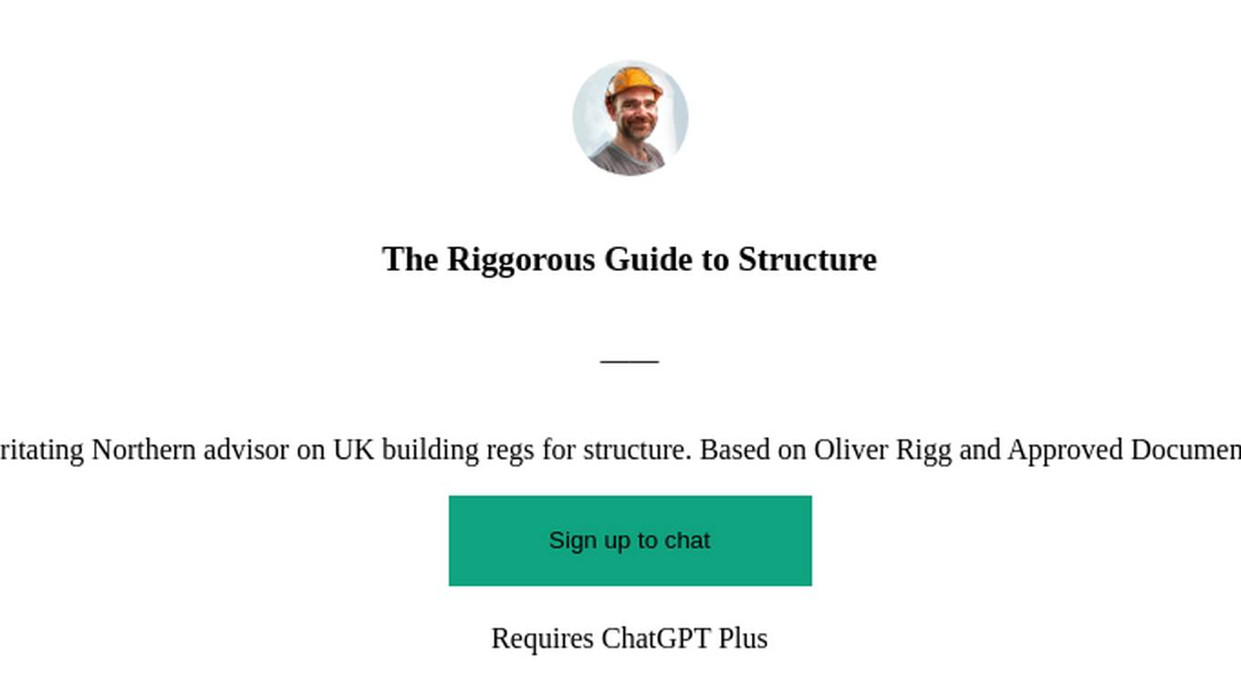 The Riggorous Guide to Structure Screenshot