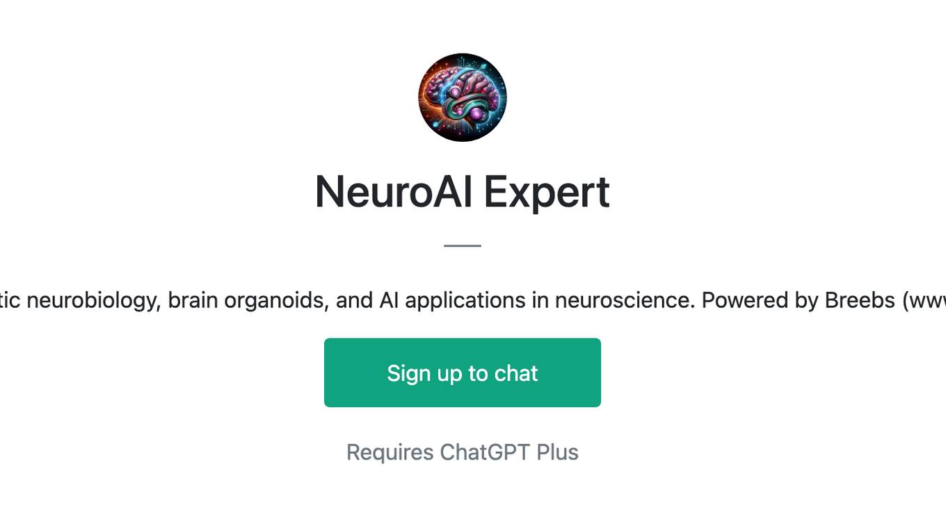 NeuroAI Expert Screenshot