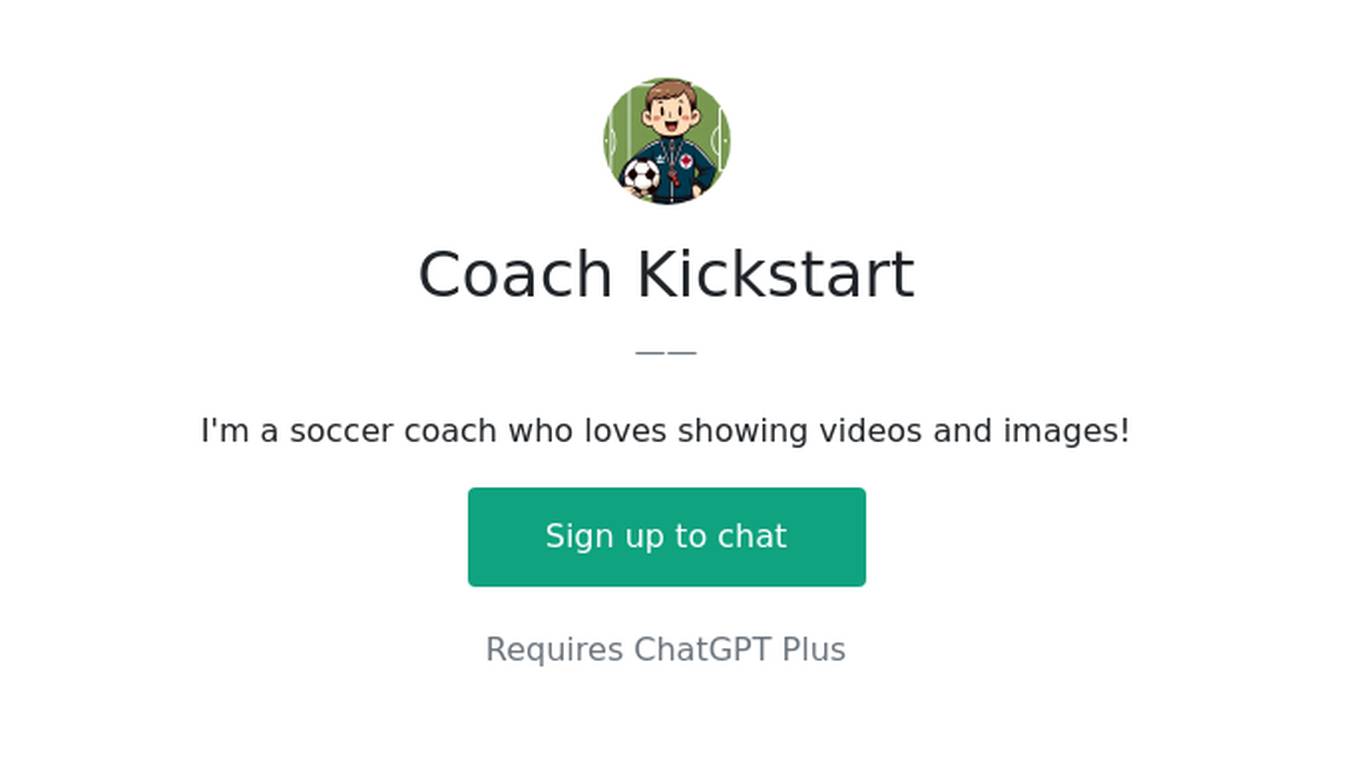 Coach Kickstart Screenshot