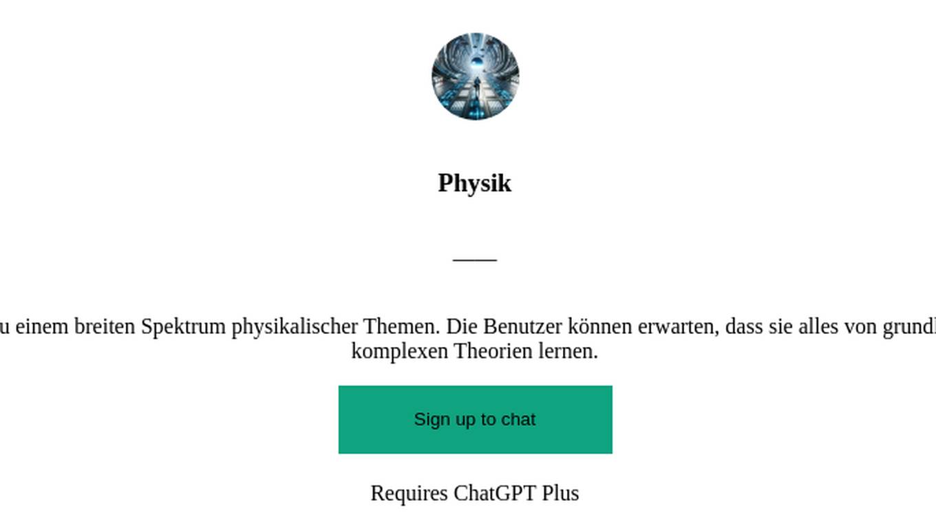 Physik Screenshot