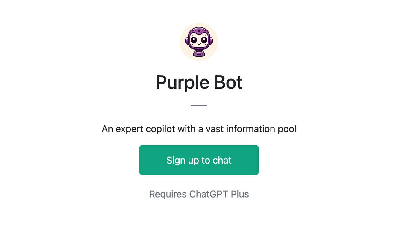 Purple Bot Screenshot