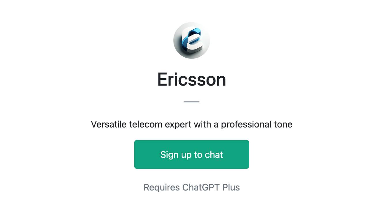 Ericsson Screenshot