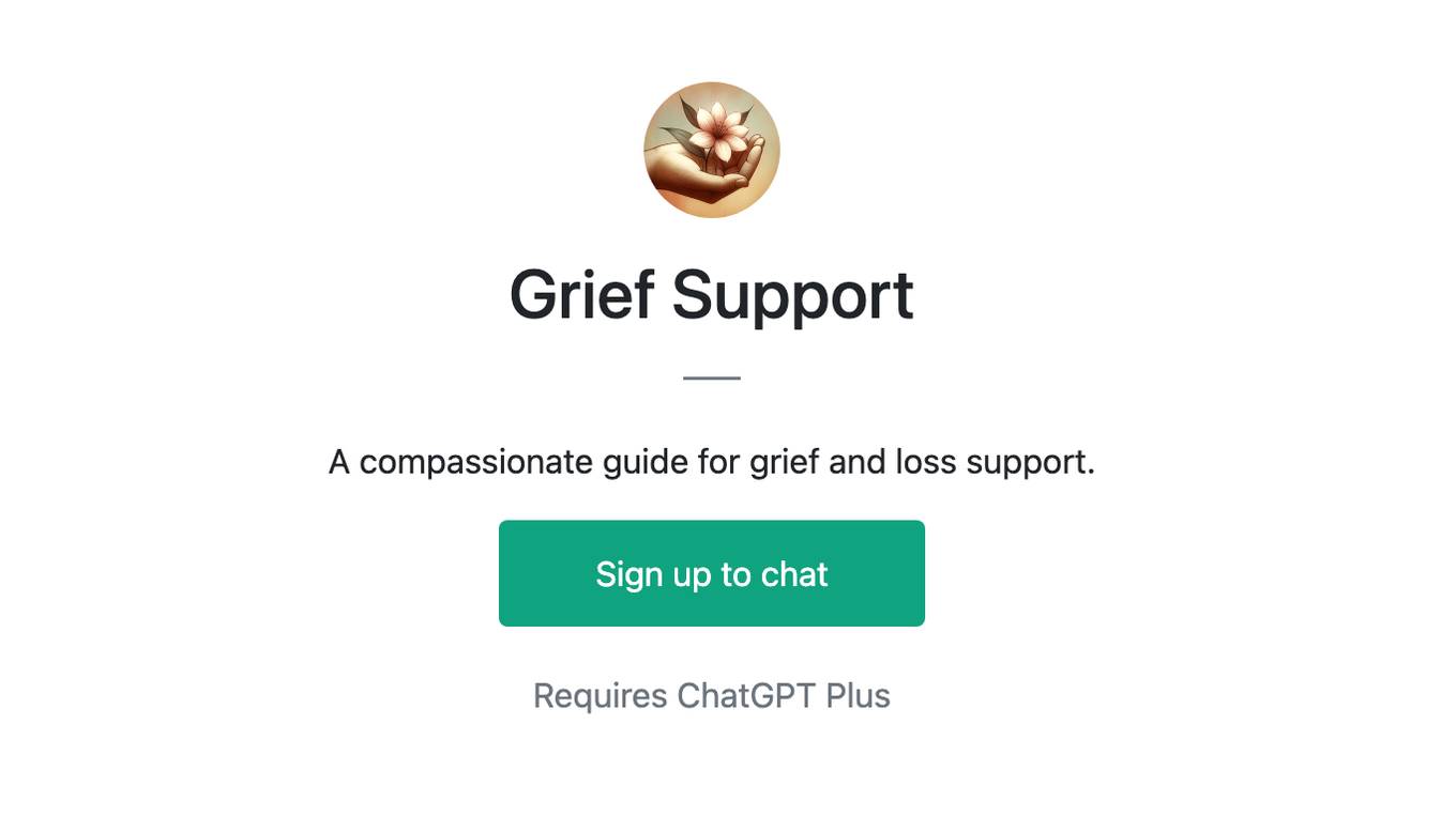 Grief Support Screenshot