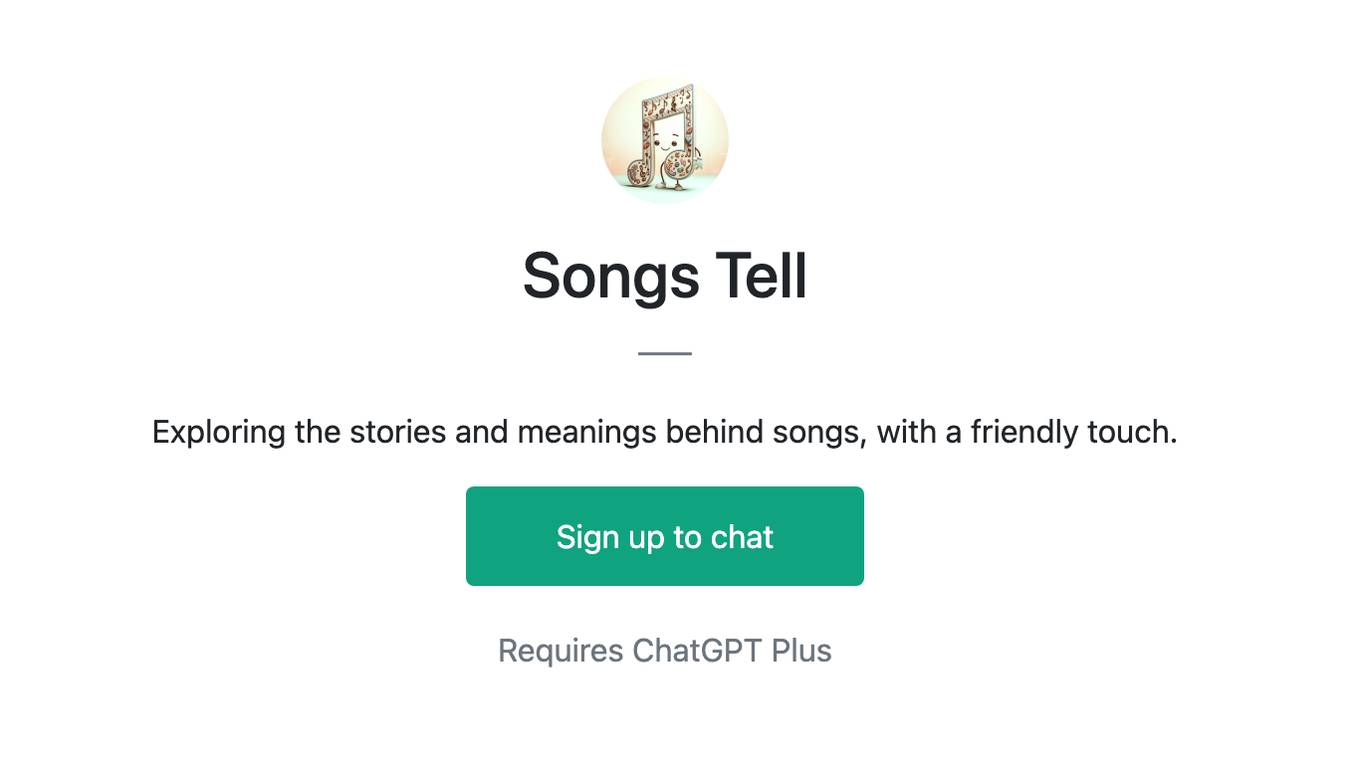 Songs Tell Screenshot