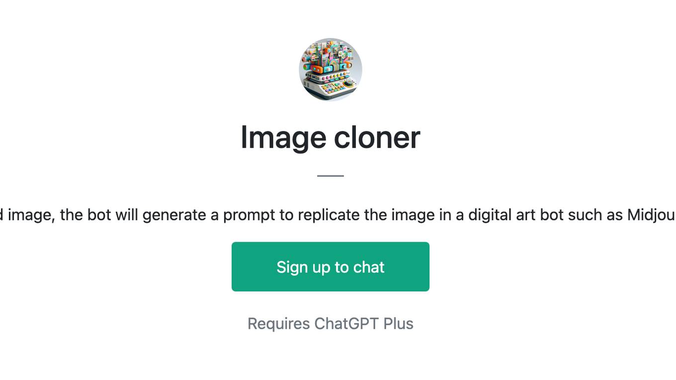 Image cloner Screenshot