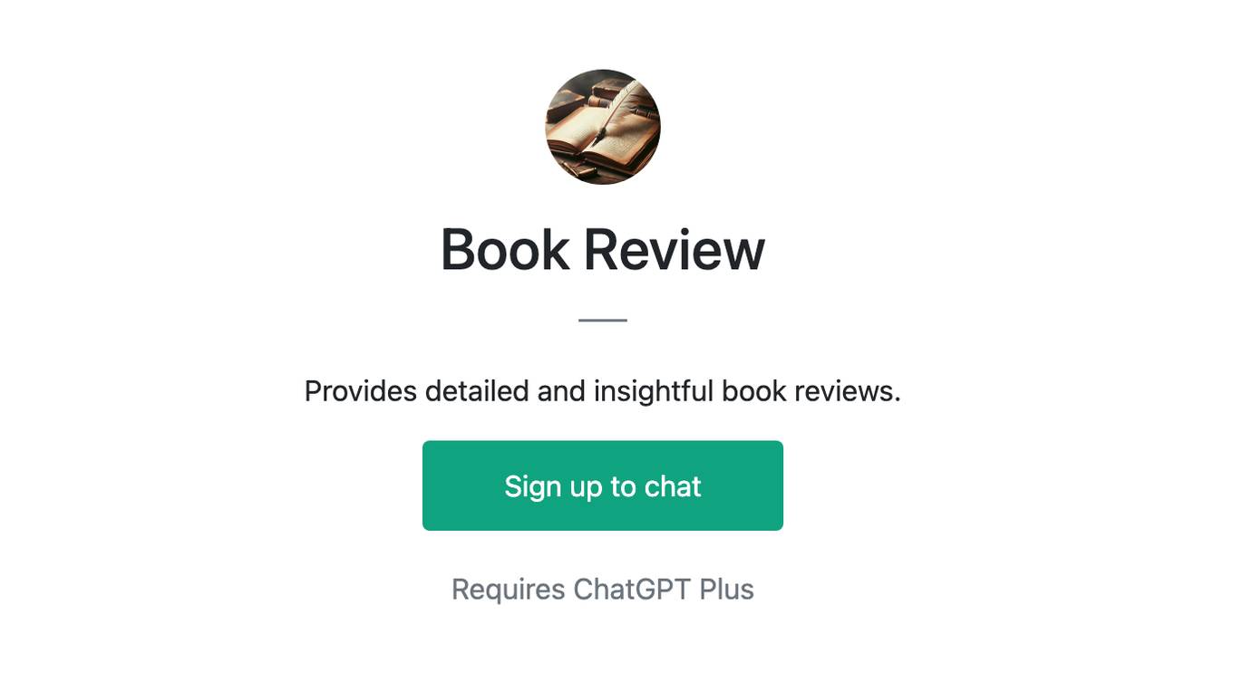 Book Review Screenshot