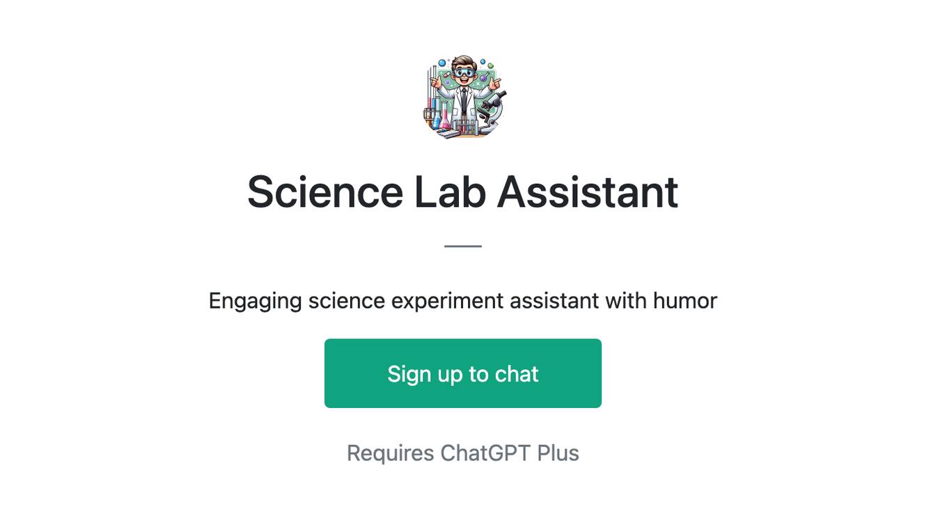 Science Lab Assistant Screenshot