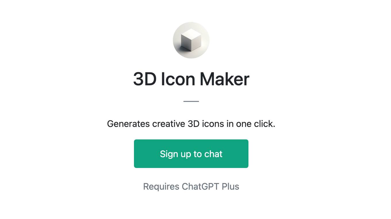 3D Icon Maker Screenshot