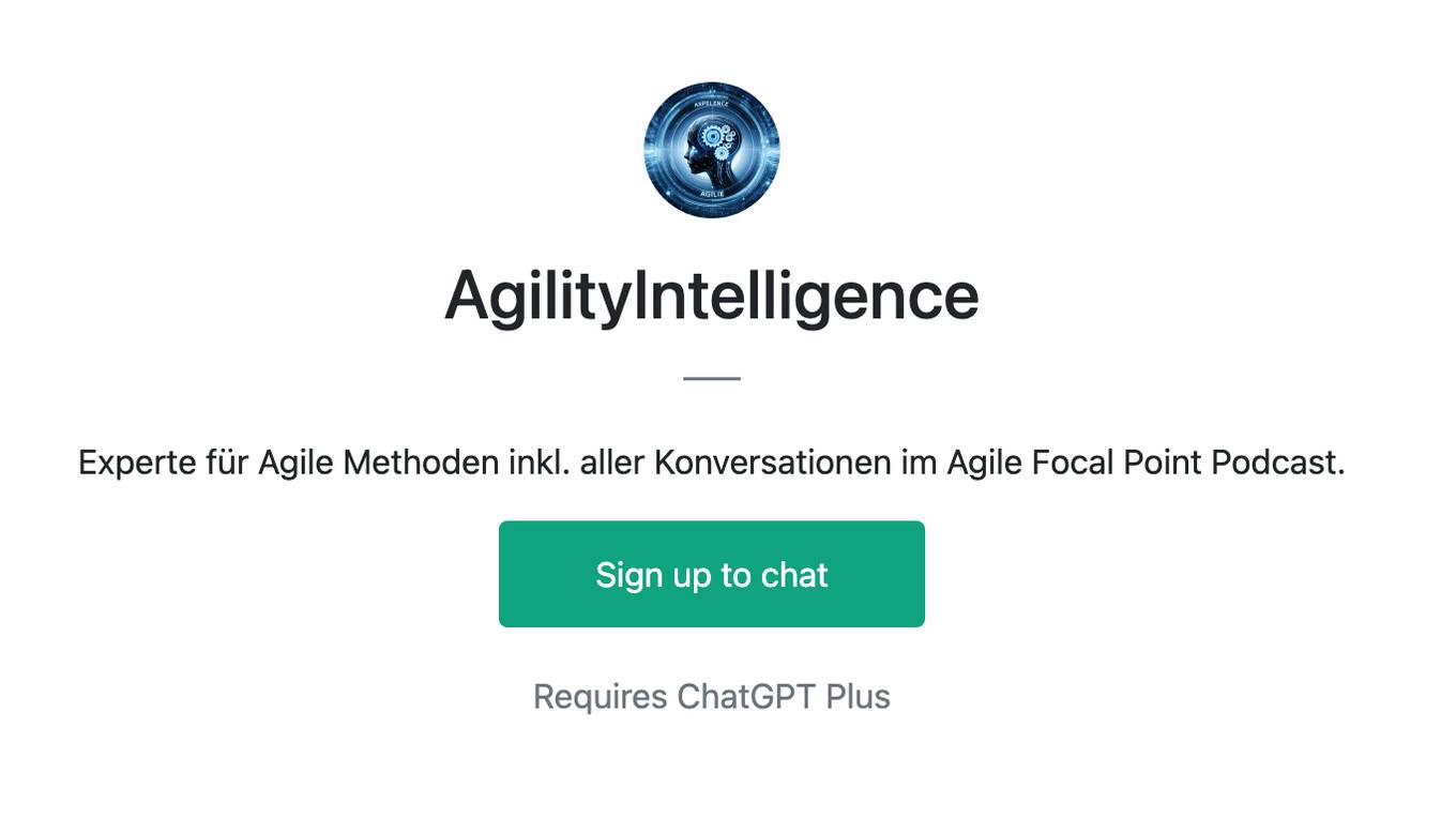 AgilityIntelligence Screenshot